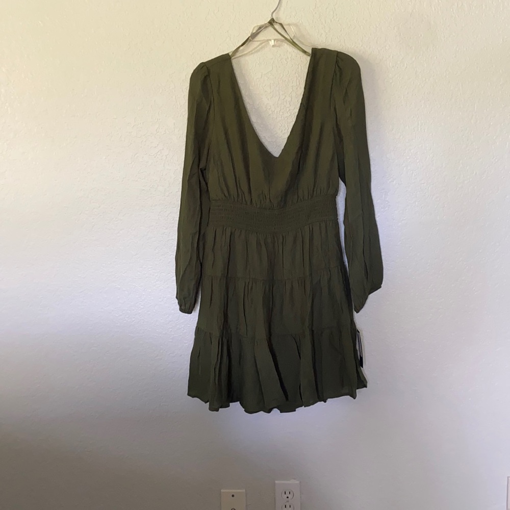 City Studio Green Dress